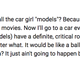 Illustration for article titled The Comments On This Video About A Lack Of Car Girls Are Why Theres A Lack Of Car Girls